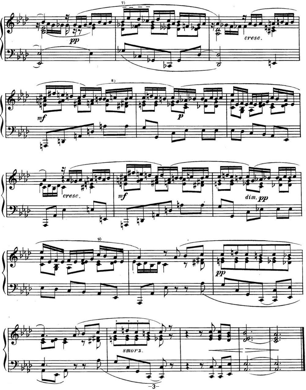 斯克里亚宾 钢琴练习曲 Op.8 No.8 Alexander Scriabin Etudes钢琴曲谱（图3）