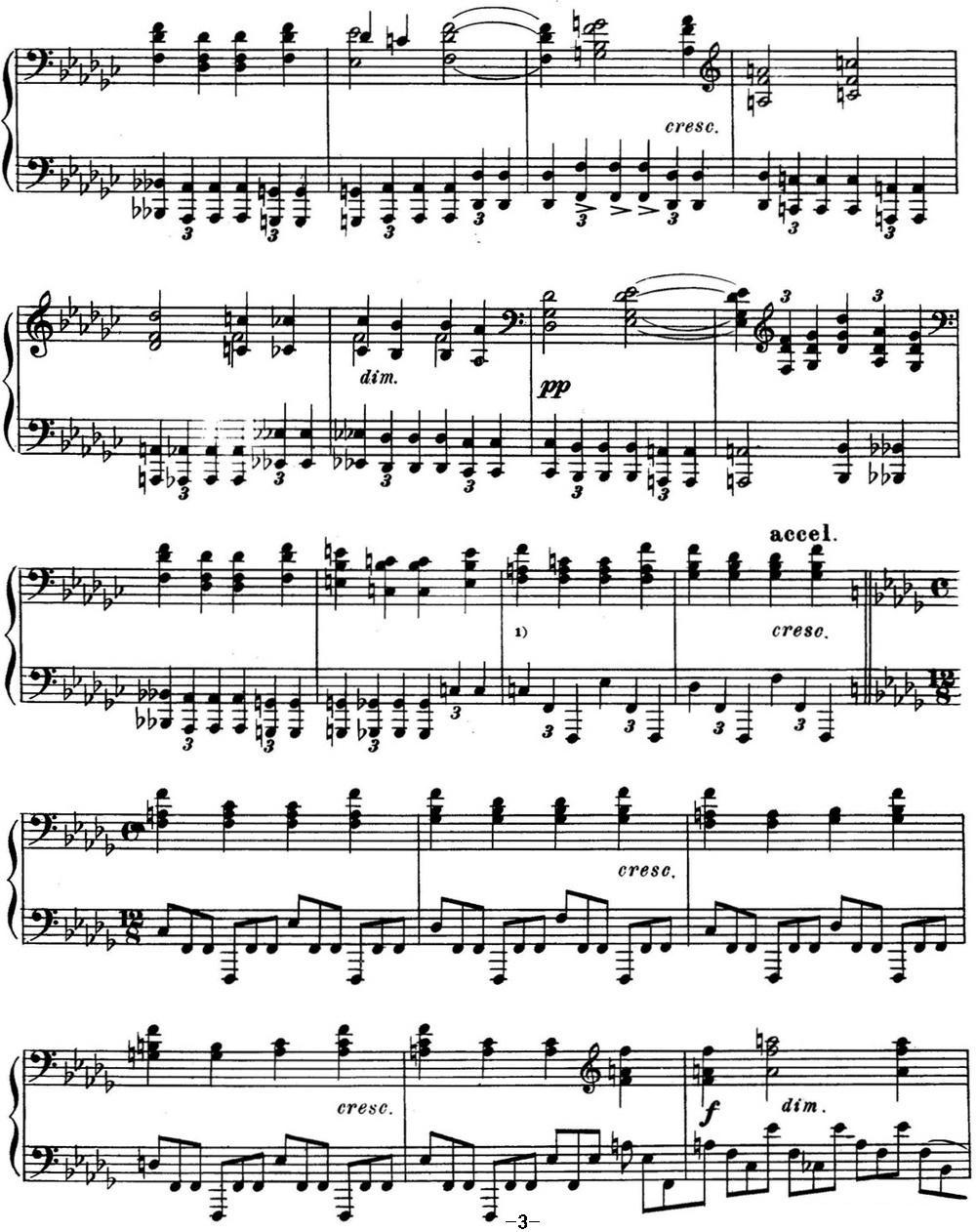 斯克里亚宾 钢琴练习曲 Op.8 No.7 Alexander Scriabin Etudes钢琴曲谱（图3）