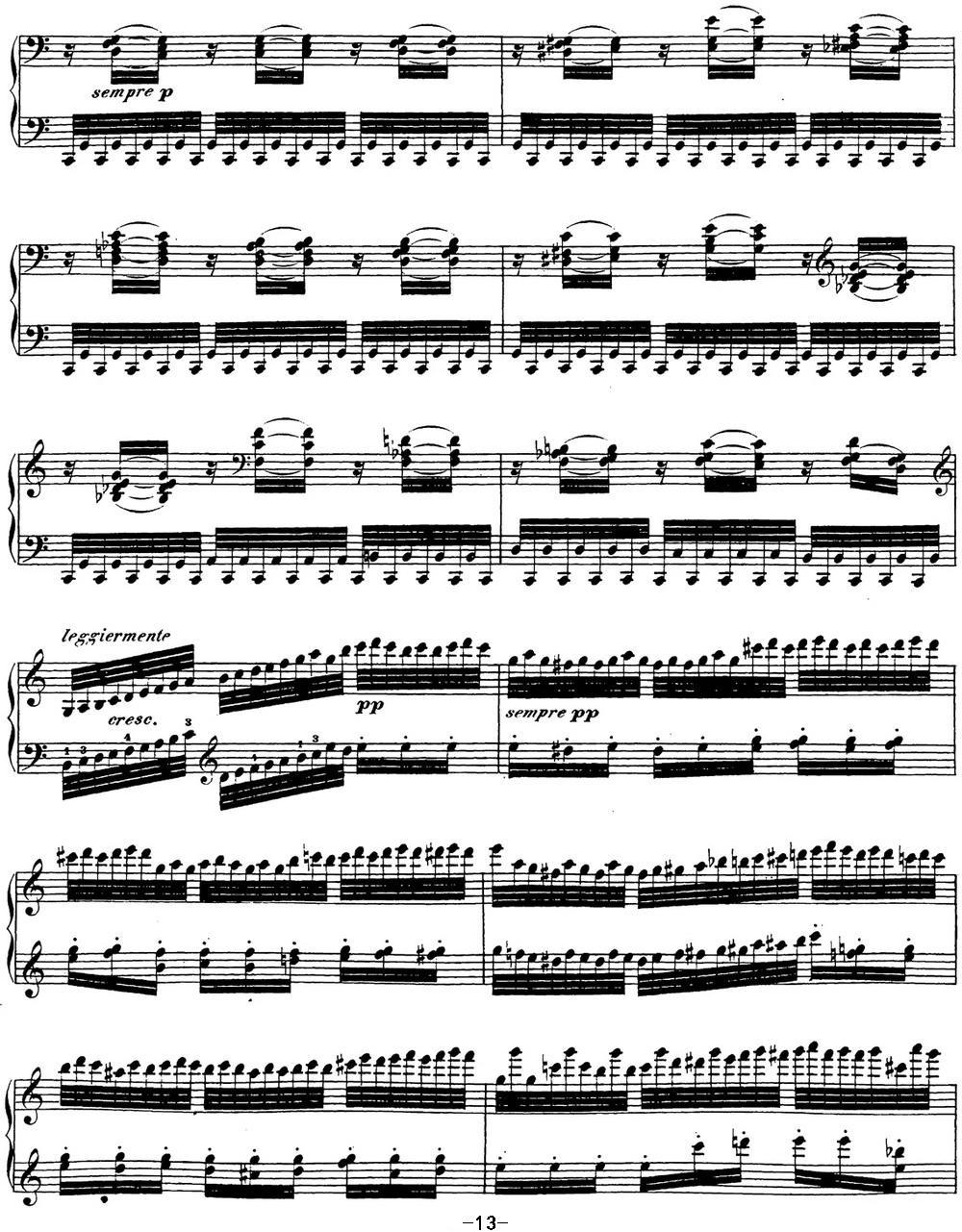 贝多芬钢琴奏鸣曲32 c小调 Op.111 C minor钢琴曲谱（图13）