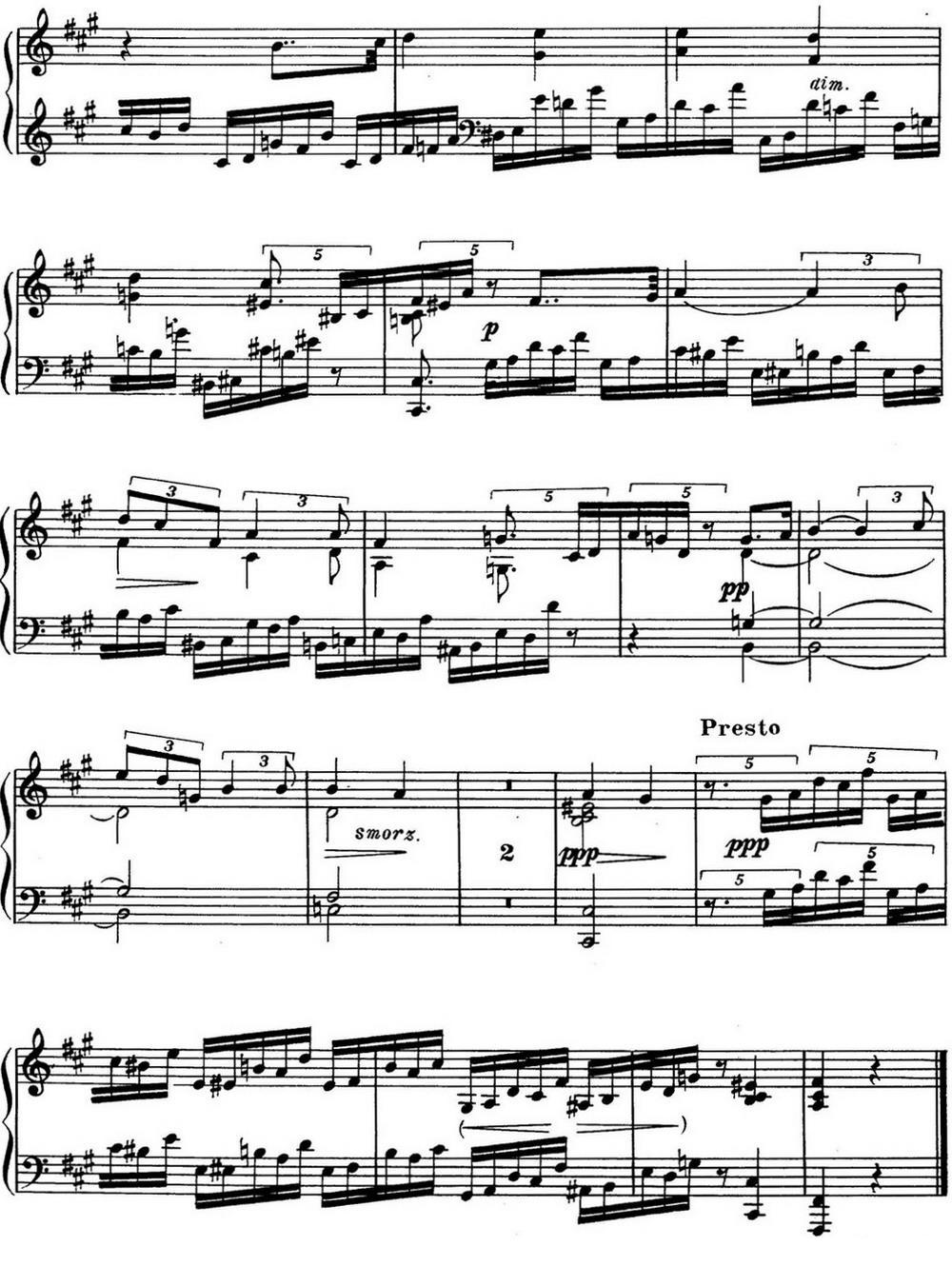 斯克里亚宾 钢琴练习曲 Op.42 No.2 Alexander Scriabin Etudes钢琴曲谱（图2）