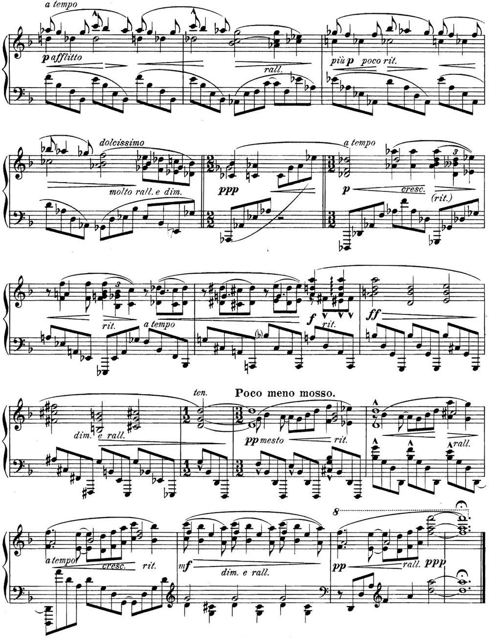 希曼诺夫斯基 9首钢琴前奏曲 Op.1 No.2钢琴曲谱（图2）