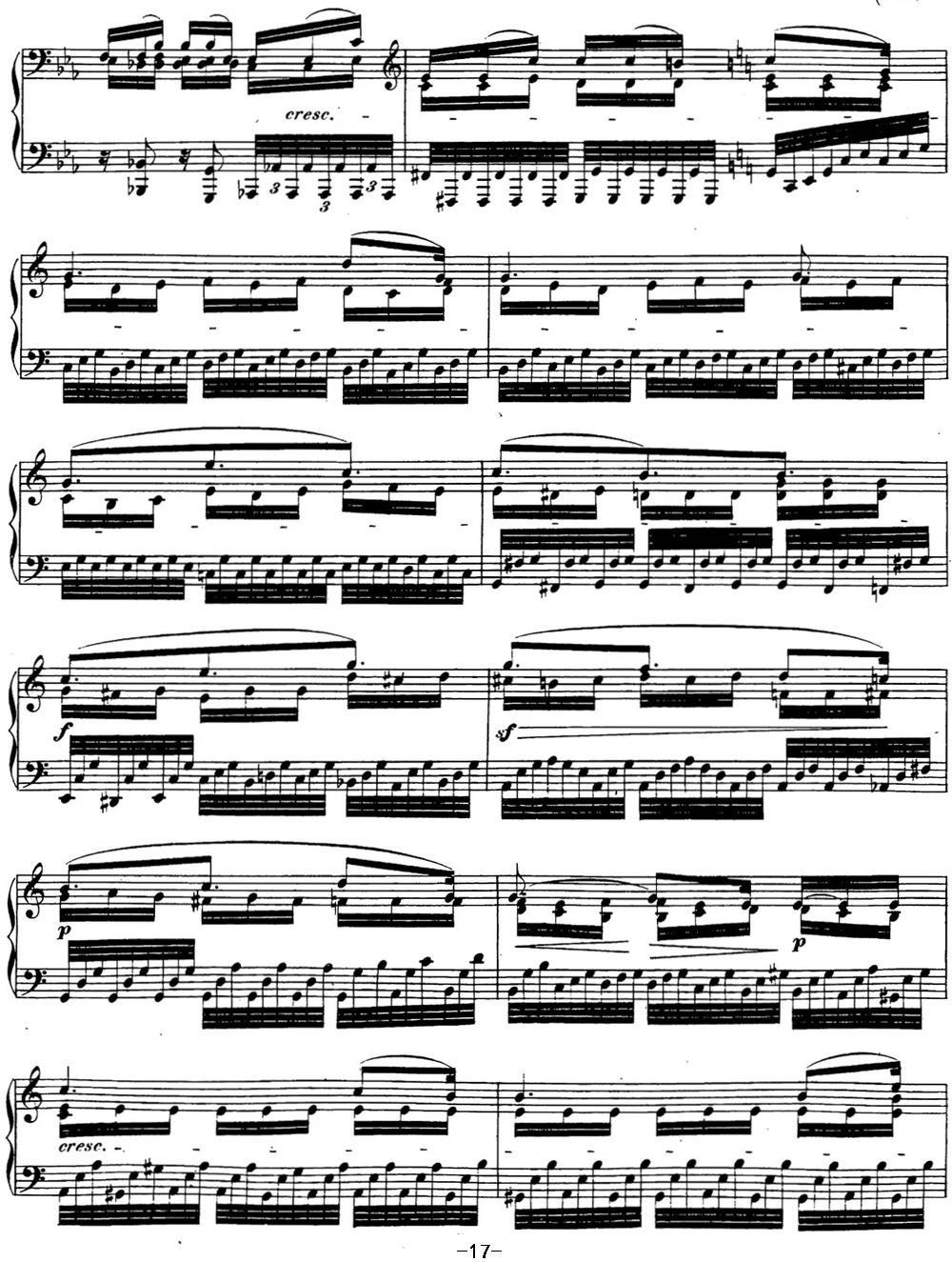贝多芬钢琴奏鸣曲32 c小调 Op.111 C minor钢琴曲谱（图17）