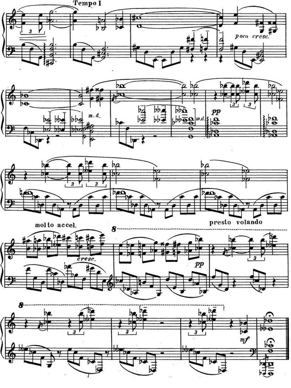 斯克里亚宾 钢琴练习曲 Op.65 No.2钢琴曲谱（图2）