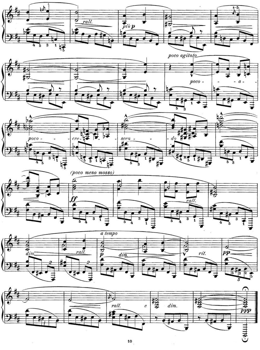 希曼诺夫斯基 9首钢琴前奏曲 Op.1 No.1钢琴曲谱（图2）