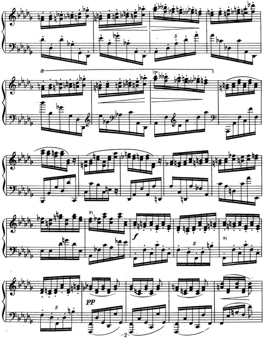 斯克里亚宾 钢琴练习曲 Op.8 No.10 Alexander Scriabin Etudes钢琴曲谱（图2）