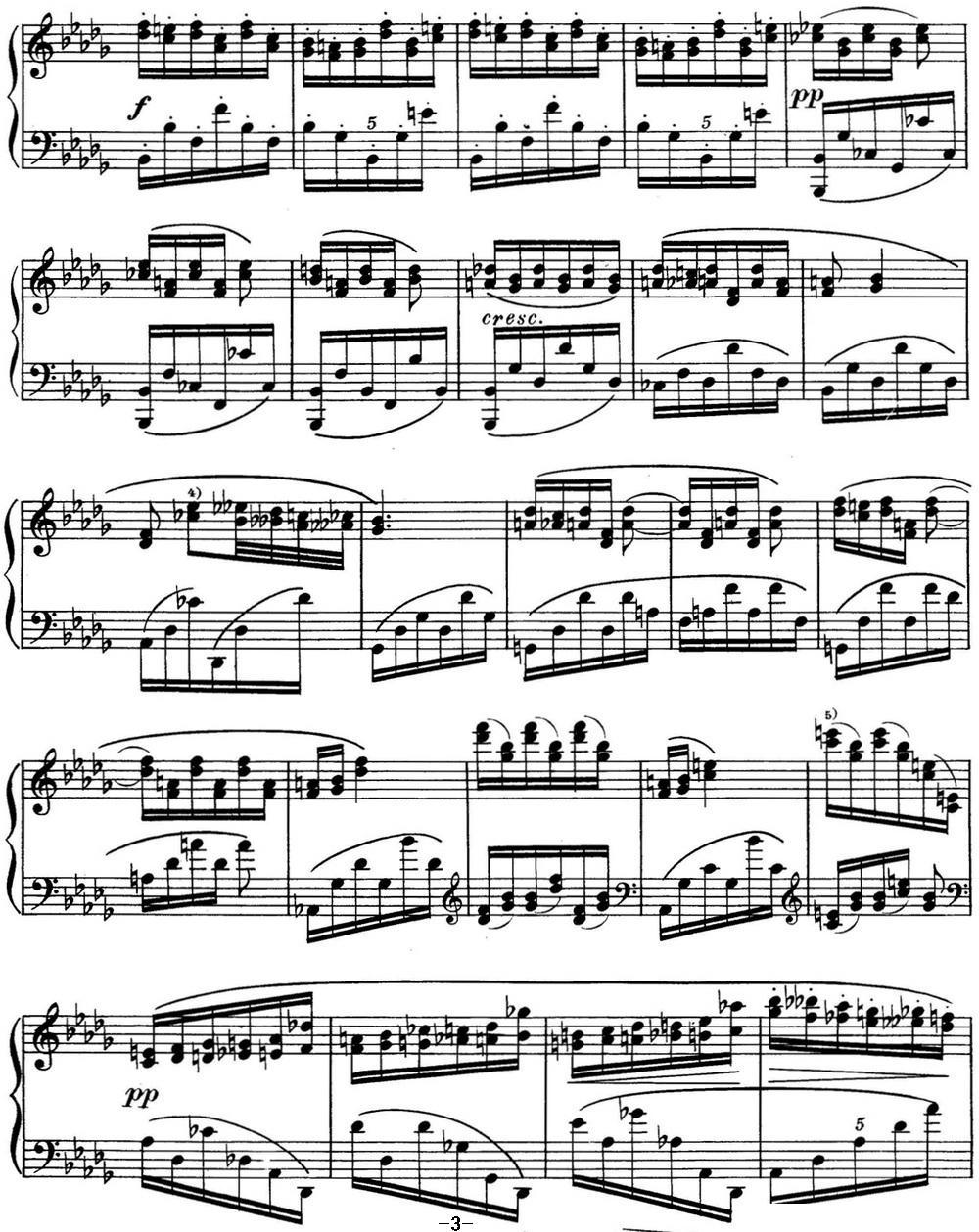 斯克里亚宾 钢琴练习曲 Op.8 No.10 Alexander Scriabin Etudes钢琴曲谱（图3）