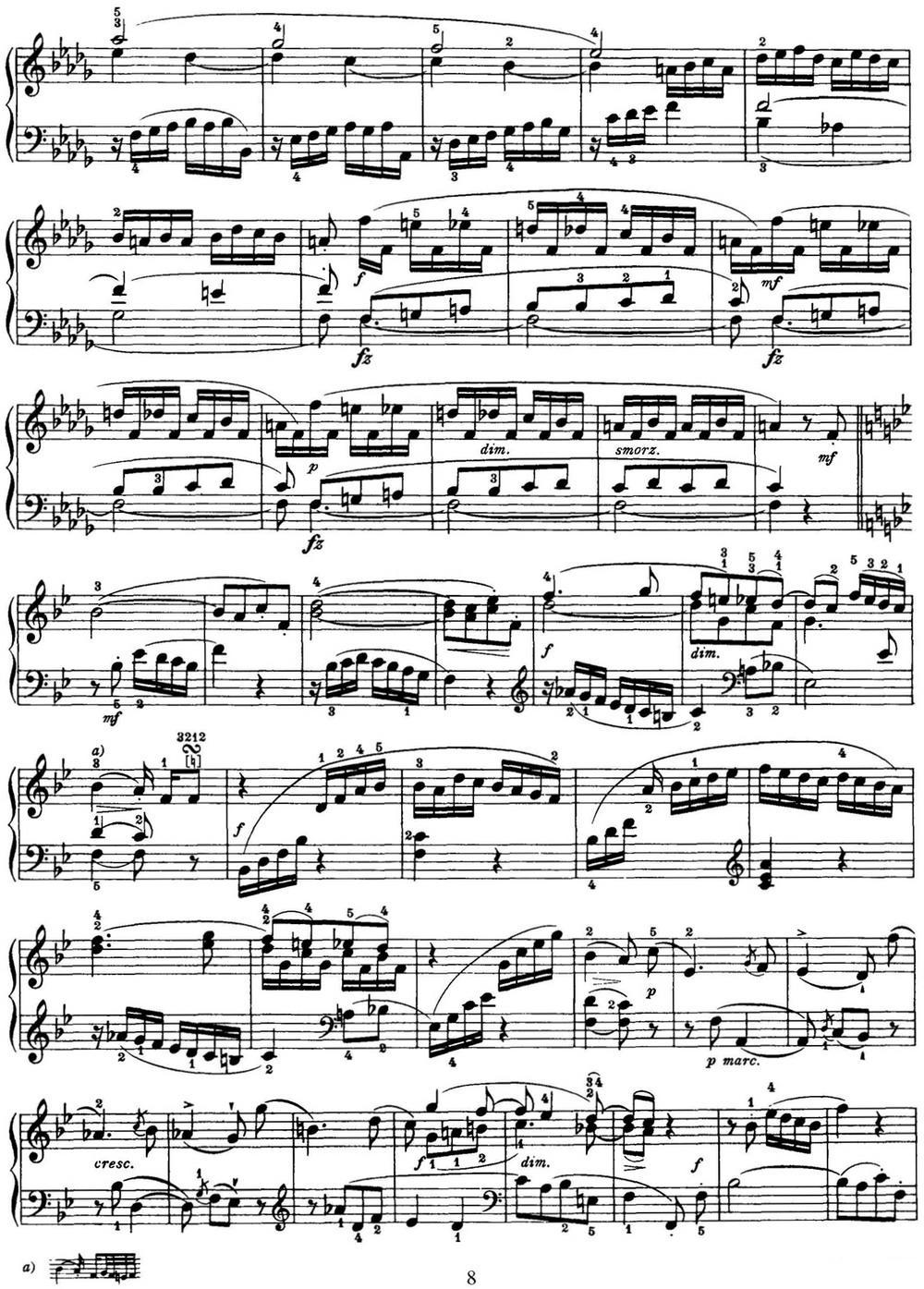 海顿 钢琴奏鸣曲 Hob XVI 41 in B-flat major钢琴曲谱（图8）