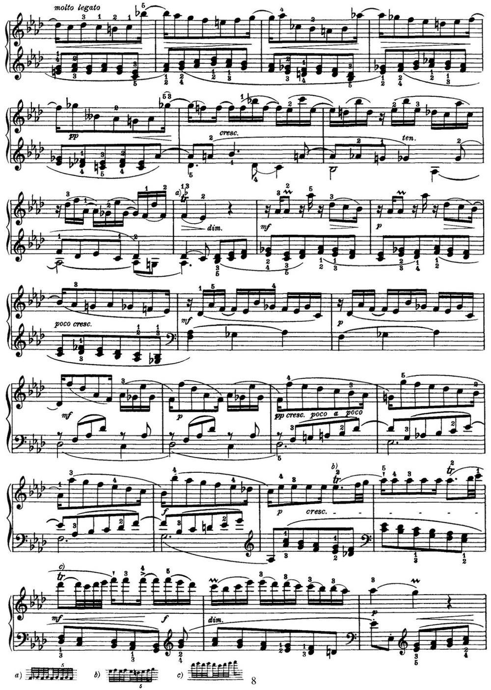 海顿 钢琴奏鸣曲 Hob XVI 20 in C minor钢琴曲谱（图8）