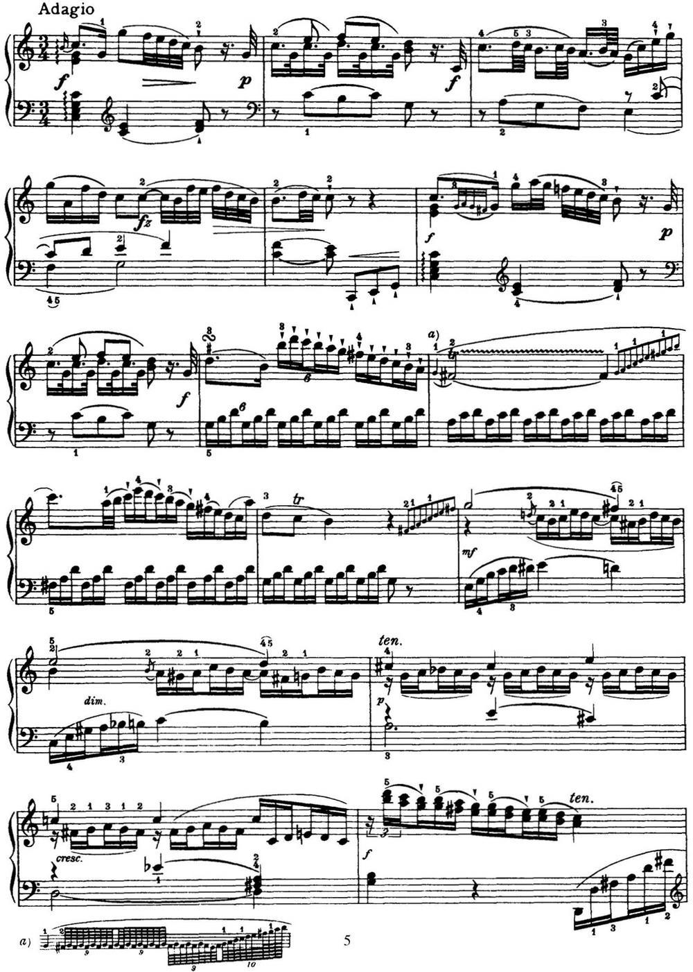 海顿 钢琴奏鸣曲 Hob XVI 39 in G major钢琴曲谱（图5）