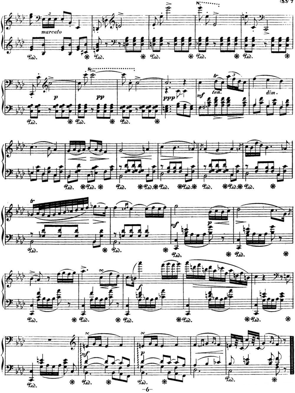 肖邦 波兰舞曲 Op.posth.71 No.3 f小调钢琴曲谱（图6）