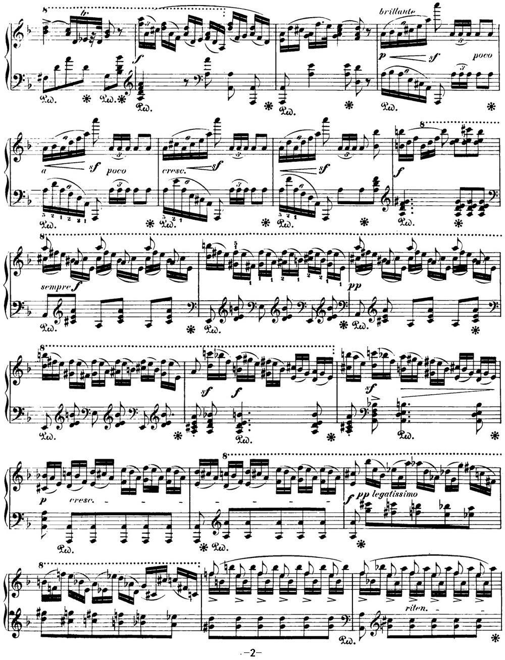 肖邦 波兰舞曲 Op.posth.71 No.1 d小调钢琴曲谱（图2）