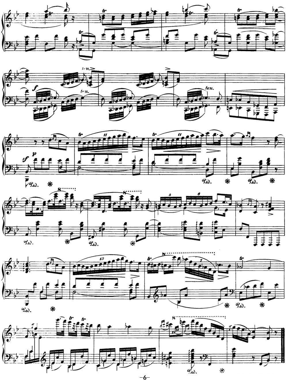 肖邦 波兰舞曲 Op.posth.71 No.2 降B大调钢琴曲谱（图6）