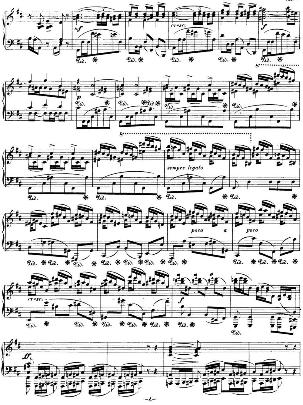 肖邦 波兰舞曲 Op.posth.71 No.1 d小调钢琴曲谱（图4）