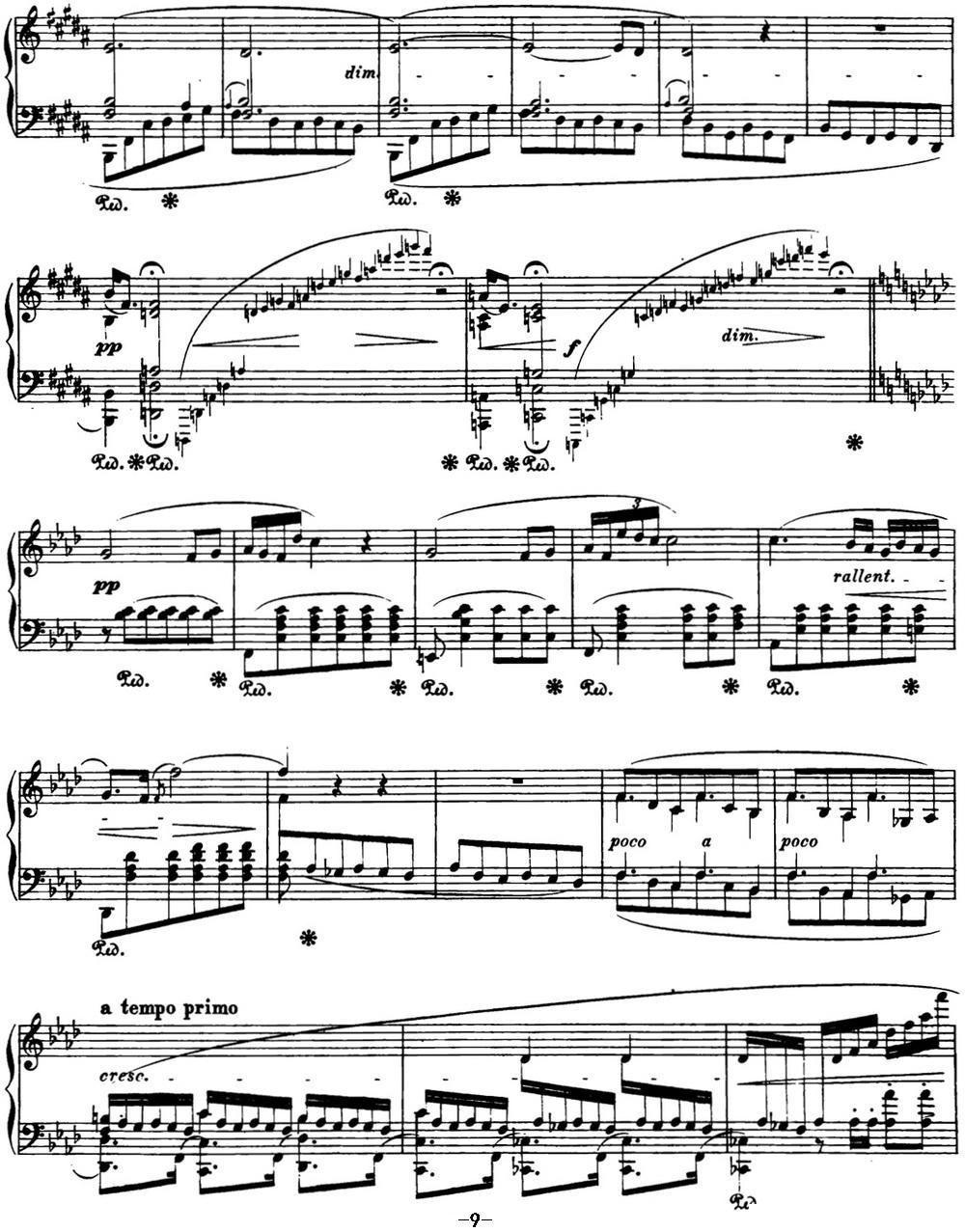 肖邦 幻想波兰舞曲 Op.61 降A大调 Polonaise钢琴曲谱（图9）