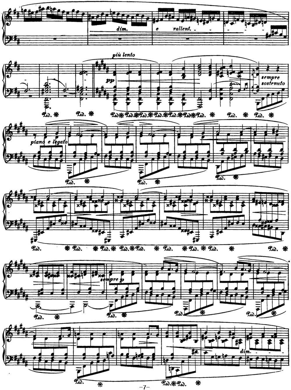 肖邦 幻想波兰舞曲 Op.61 降A大调 Polonaise钢琴曲谱（图7）