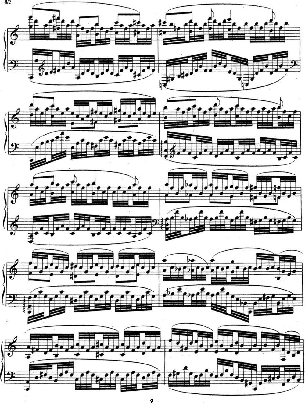 拉赫玛尼诺夫 音乐瞬间 Op.16 No.6 C大调钢琴曲谱（图9）