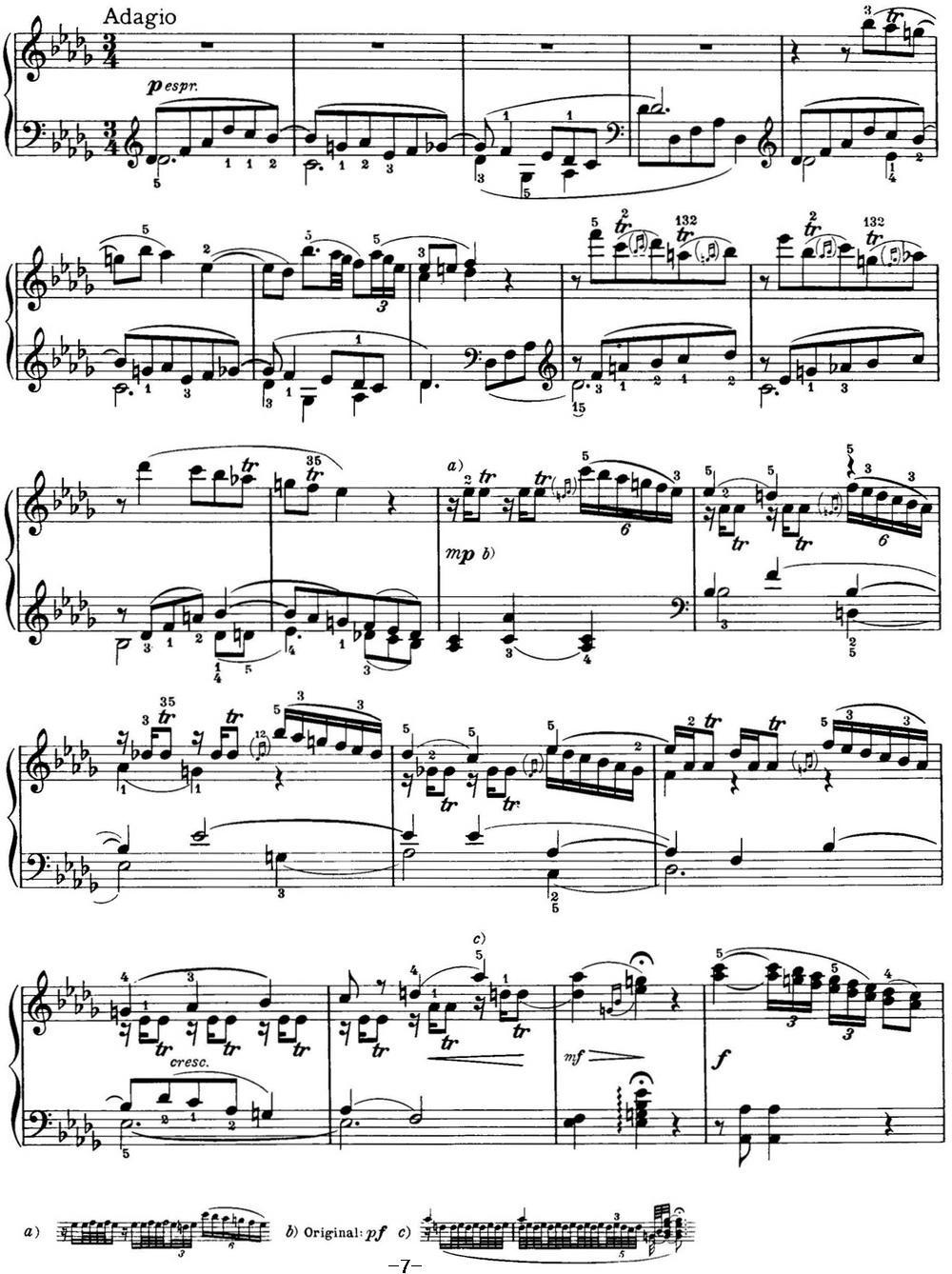 海顿 钢琴奏鸣曲 Hob XVI 46 Divertimento Ab major钢琴曲谱（图7）