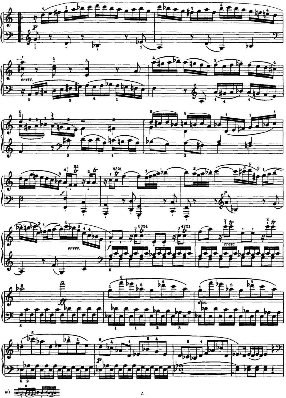 海顿 钢琴奏鸣曲 Hob XVI 50 in C major钢琴曲谱（图4）