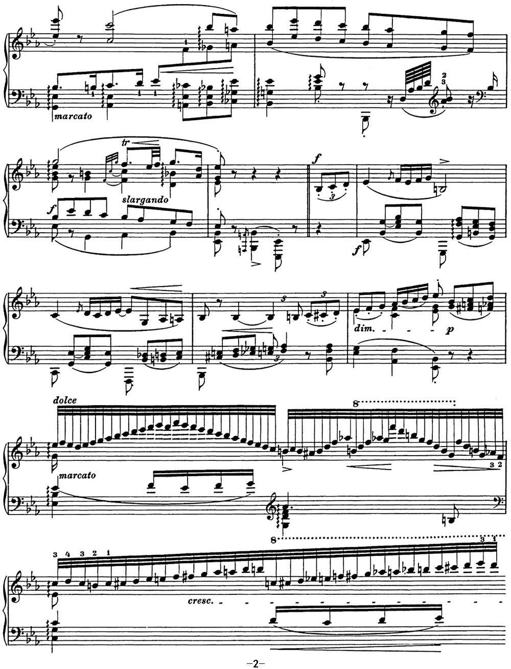 李斯特 匈牙利狂想曲 Hungarian Rhapsodies S.244 No.4钢琴曲谱（图2）