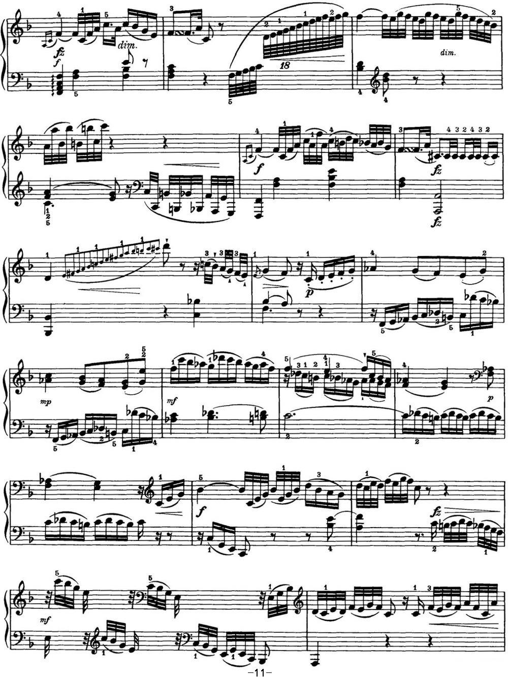海顿 钢琴奏鸣曲 Hob XVI 50 in C major钢琴曲谱（图11）