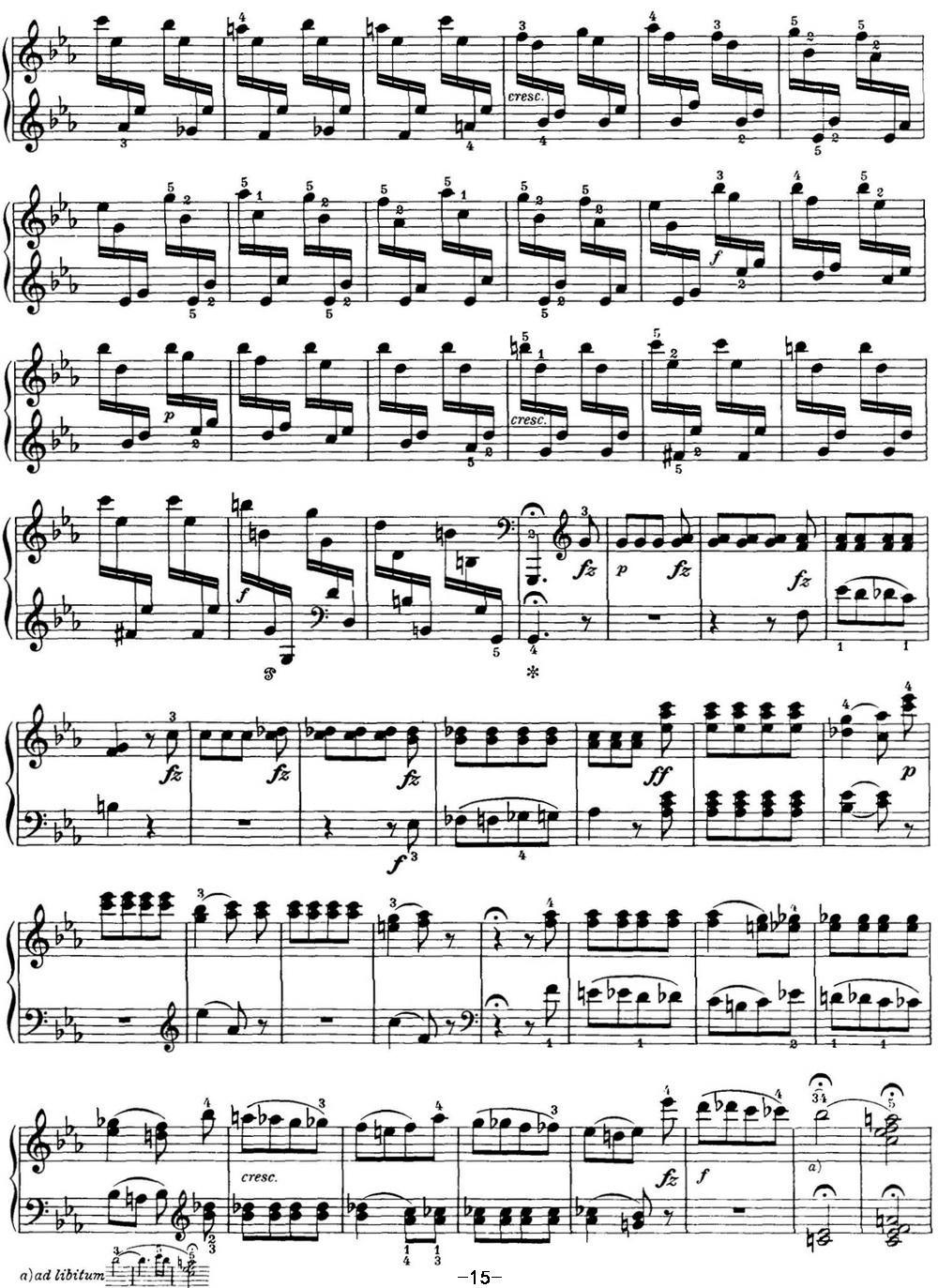 海顿 钢琴奏鸣曲 Hob XVI 52 in E-flat major钢琴曲谱（图15）