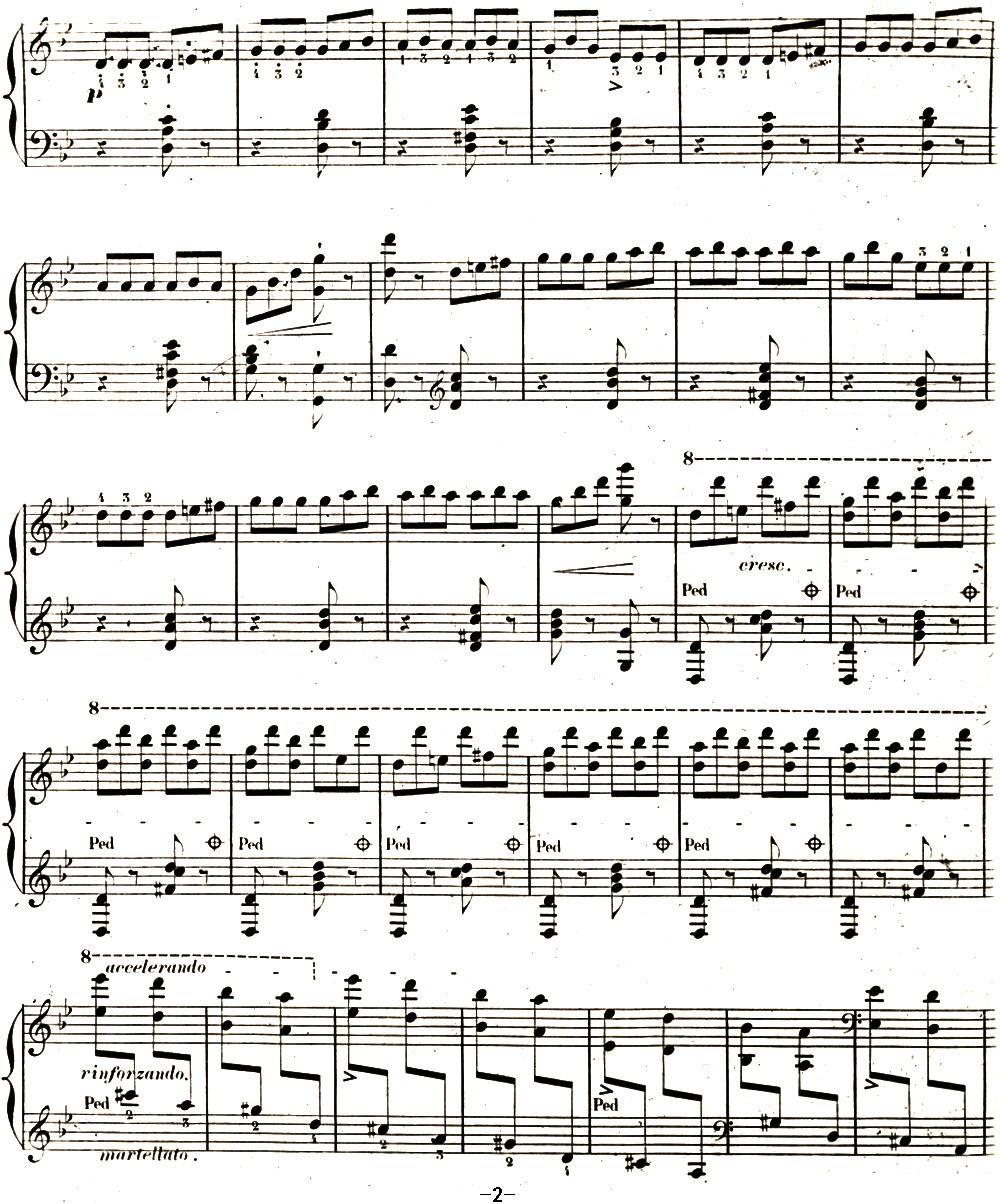 李斯特 旅游岁月 第二集遗补 威尼斯和拿波里 S.162 No.3 塔兰泰拉舞曲钢琴曲谱（图2）