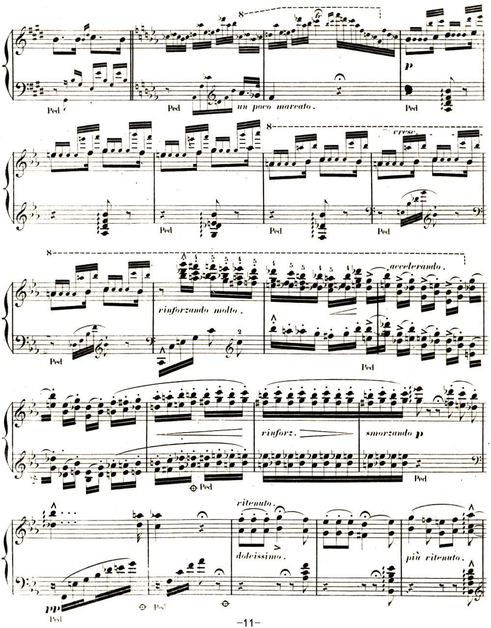 李斯特 旅游岁月 第二集遗补 威尼斯和拿波里 S.162 No.3 塔兰泰拉舞曲钢琴曲谱（图11）