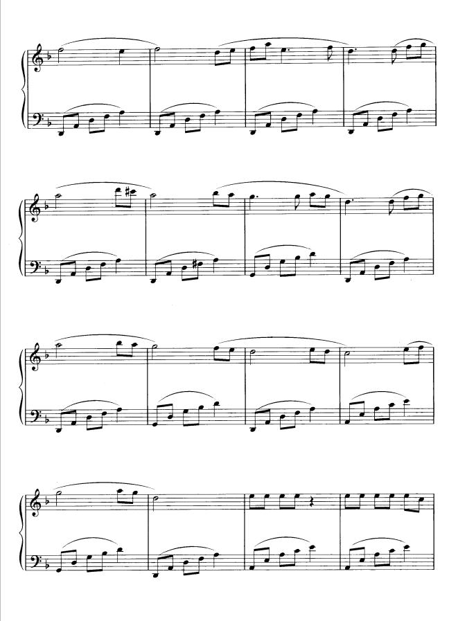 飞鸟与鱼钢琴曲谱（图3）