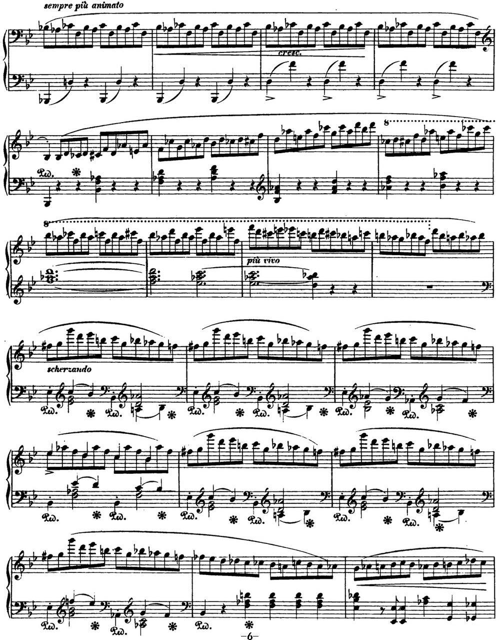 肖邦 叙事曲1 g小调 Chopin Ballade No.1 Op.23钢琴曲谱（图6）