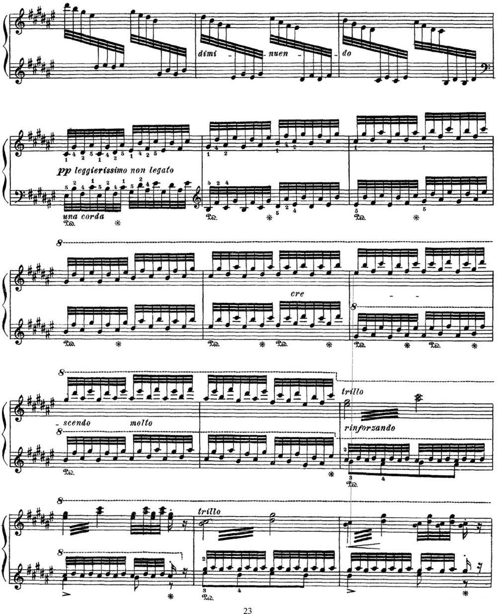 李斯特 旅游岁月 第三集 S.163 No.4 艾斯特庄园的喷泉钢琴曲谱（图2）