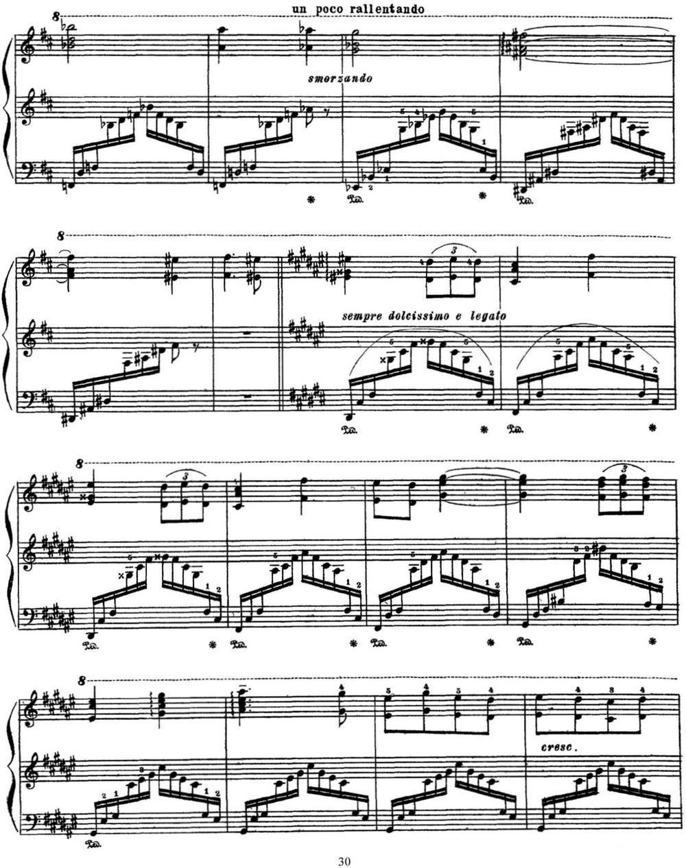 李斯特 旅游岁月 第三集 S.163 No.4 艾斯特庄园的喷泉钢琴曲谱（图9）