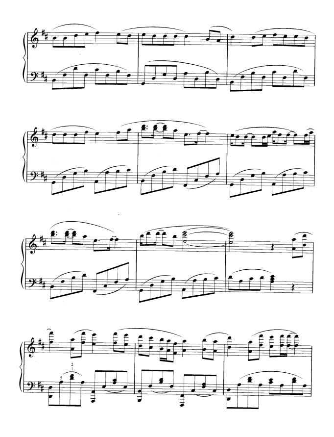 暖风钢琴曲谱（图2）
