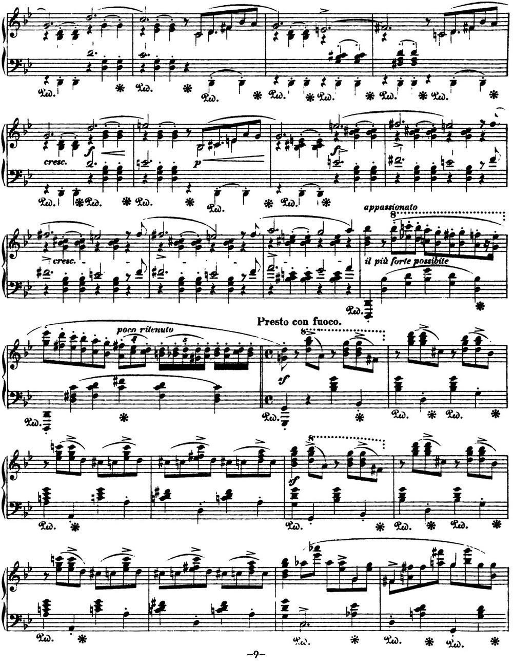 肖邦 叙事曲1 g小调 Chopin Ballade No.1 Op.23钢琴曲谱（图9）