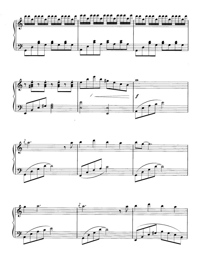 夜里钢琴曲谱（图6）