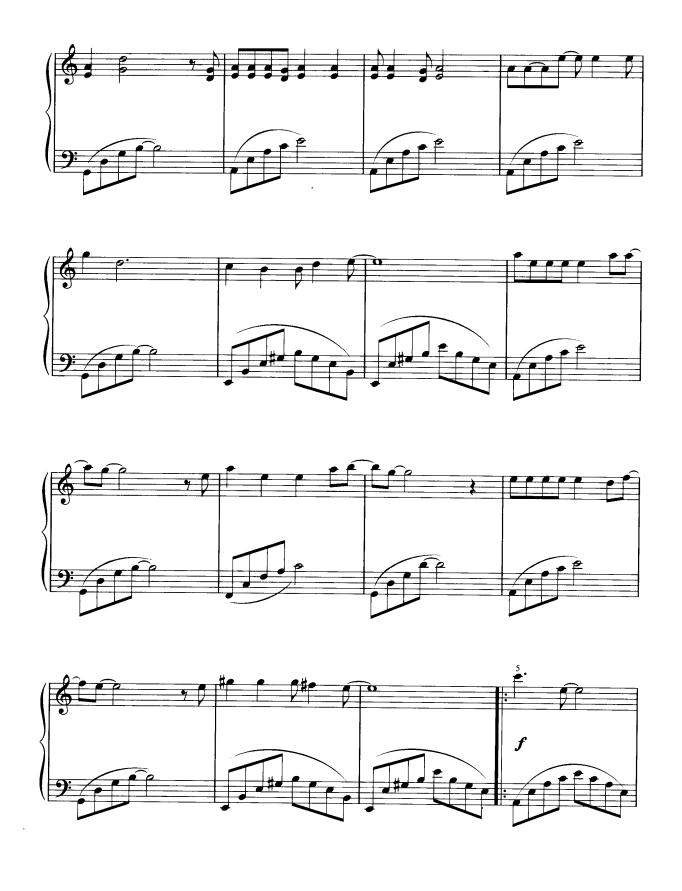 夜里钢琴曲谱（图4）