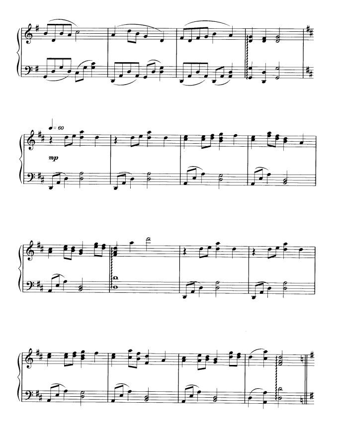莎奈拉比钢琴曲谱（图2）