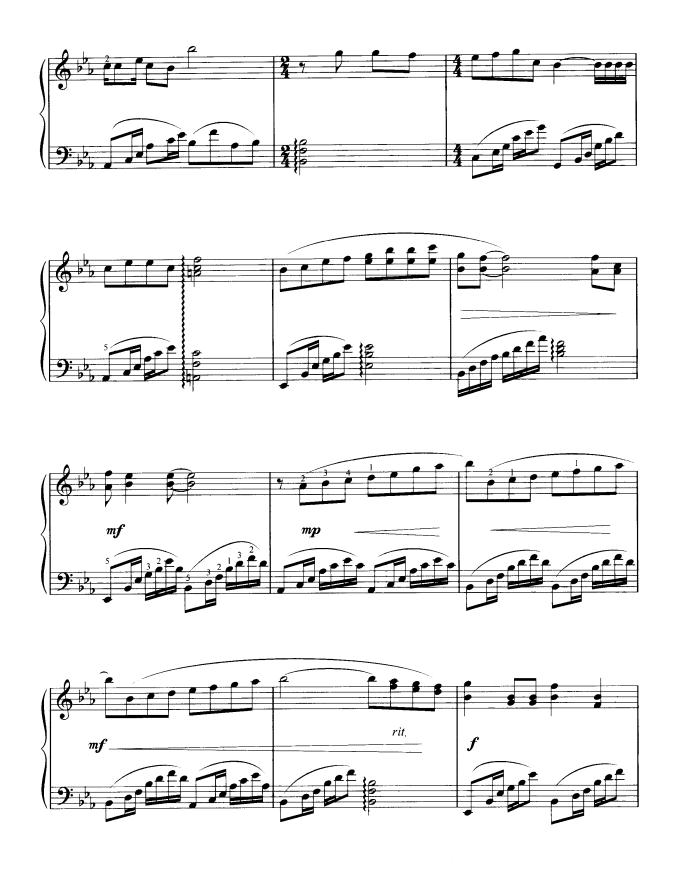 宁夏钢琴曲谱（图4）