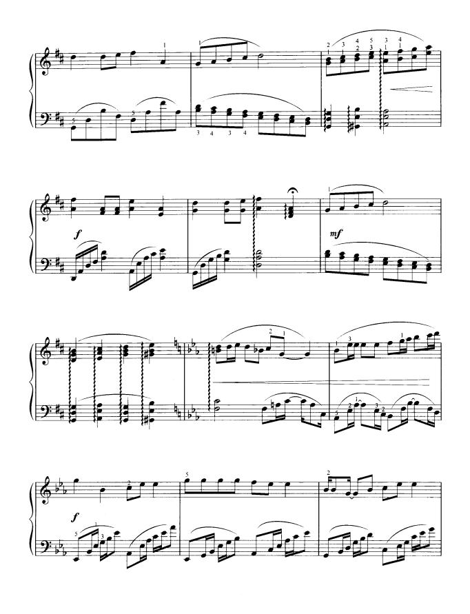 宁夏钢琴曲谱（图3）