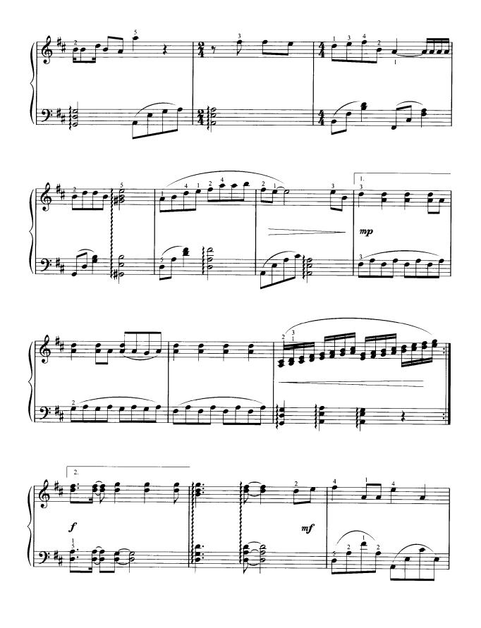 宁夏钢琴曲谱（图2）