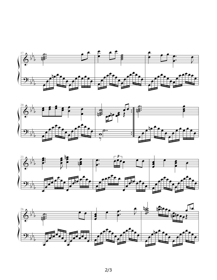 冰凌之音钢琴曲谱（图2）