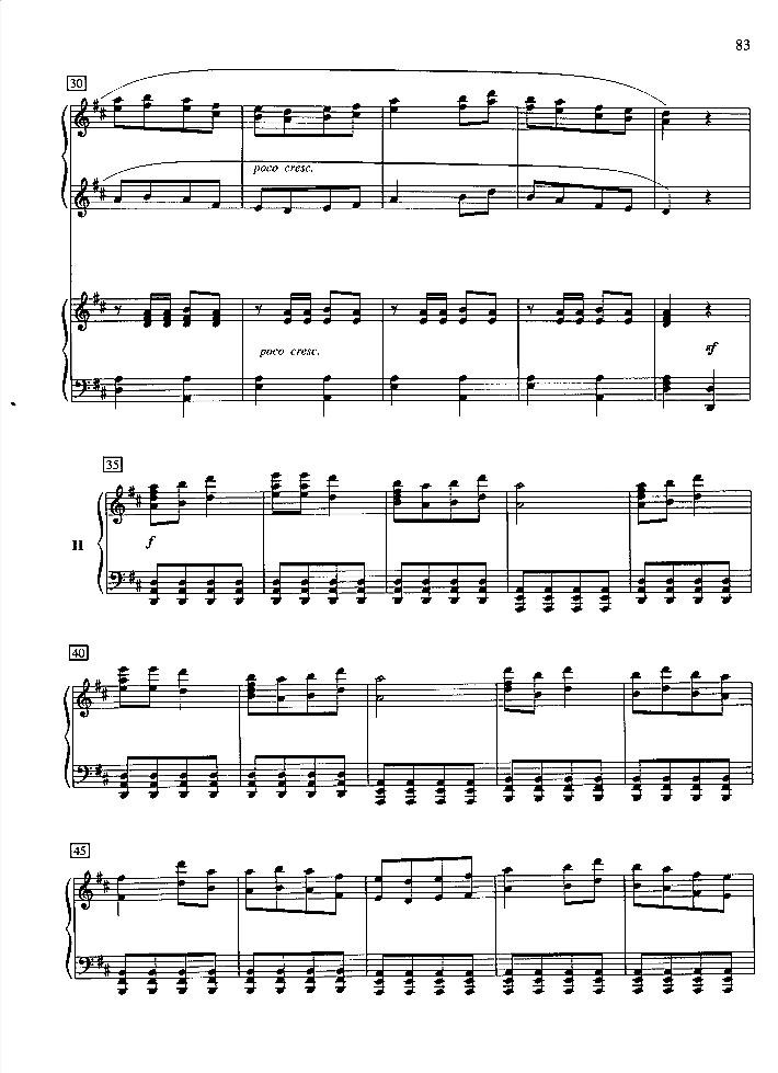 农村新歌钢琴曲谱（图3）