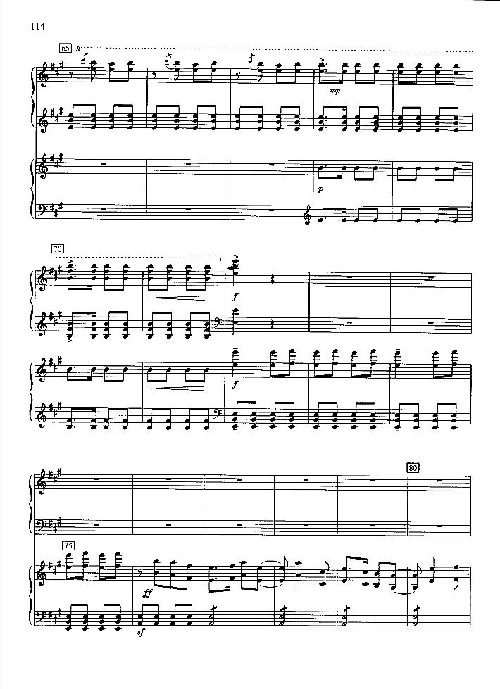 农村新歌钢琴曲谱（图34）