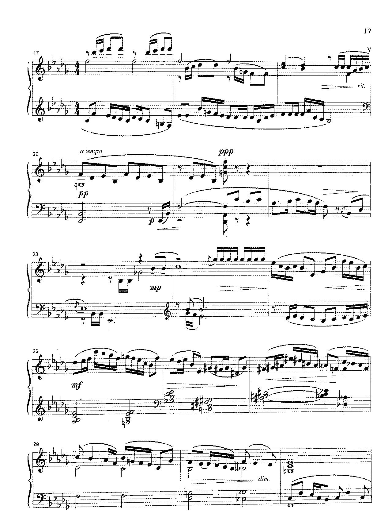 细雨（Drizzle）钢琴曲谱（图2）
