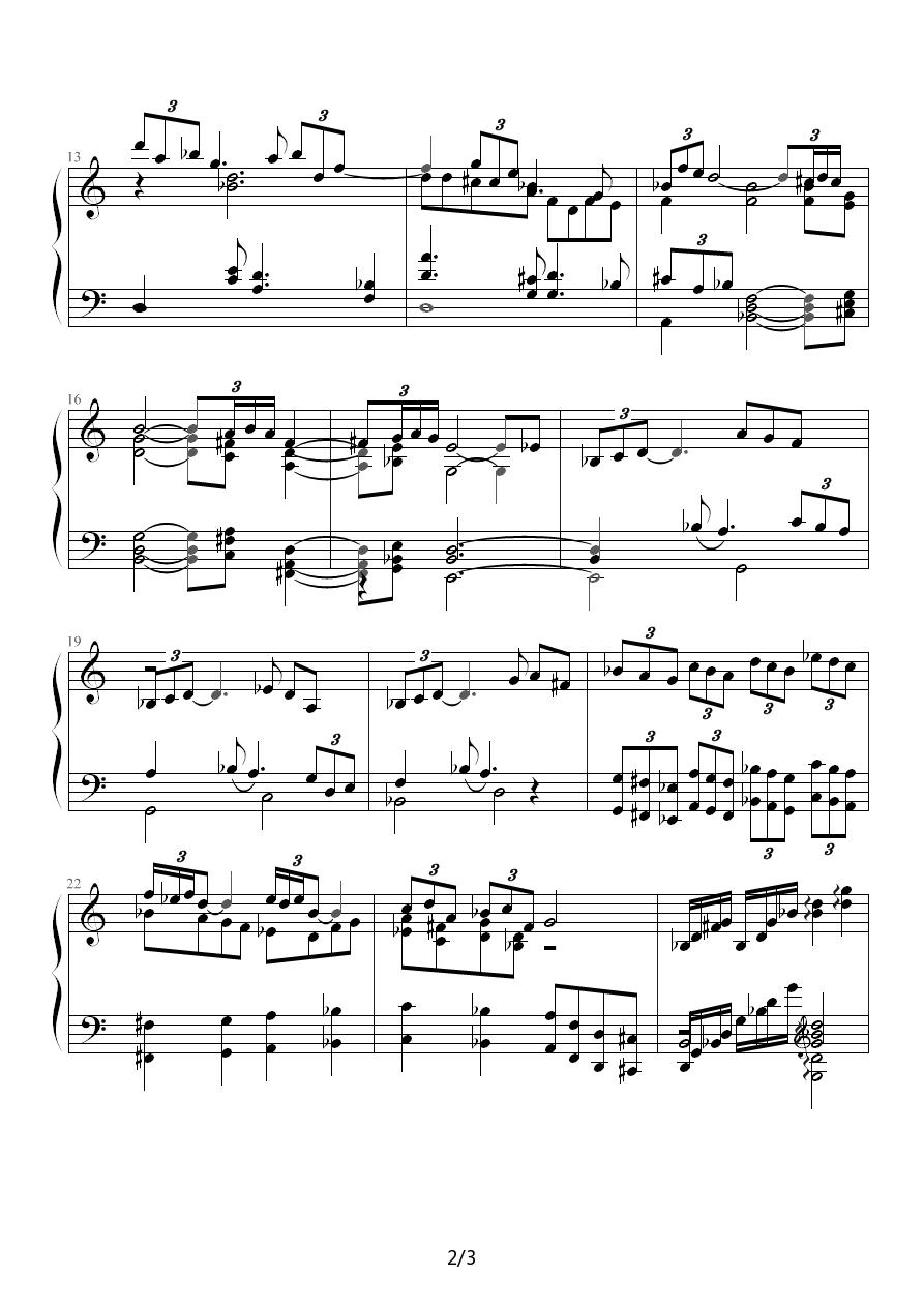 秋风怅晚钢琴曲谱（图2）