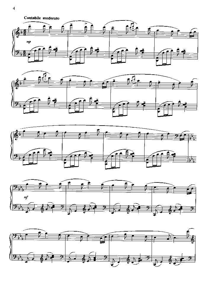秧歌舞钢琴曲谱（图4）