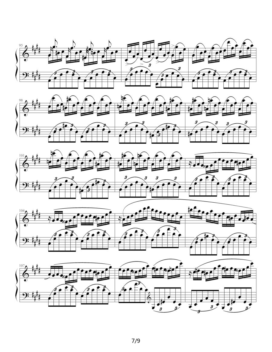 Fantasie Impromptu钢琴曲谱（图7）