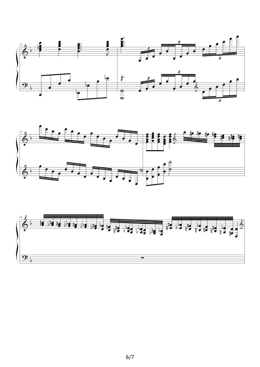 出埃及记（完整的麦克森演奏版）钢琴曲谱（图6）