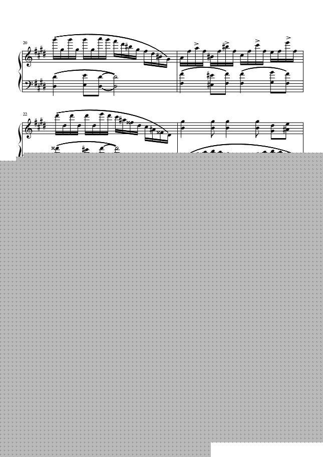 抒情钢琴曲专辑《美丽校园》No.6.风雨钢琴曲谱（图3）