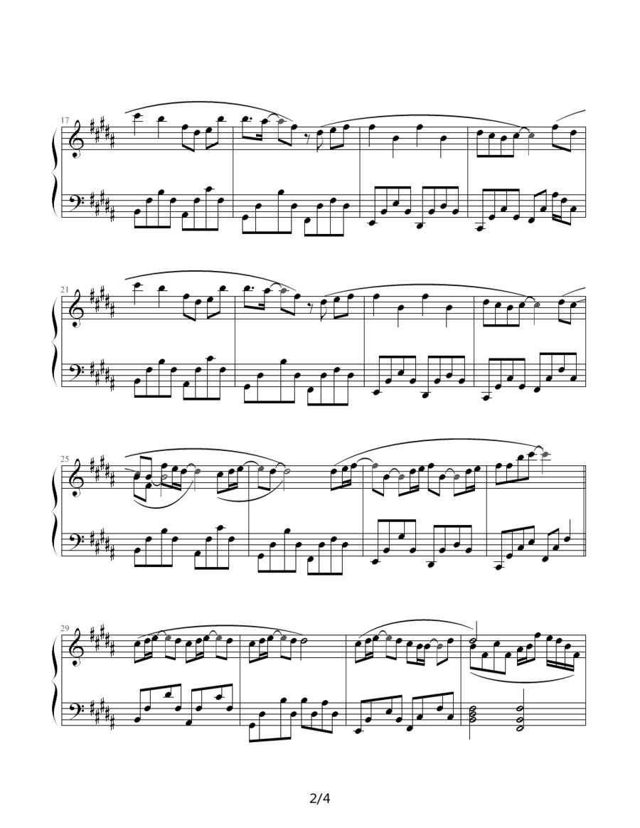 我们怎么了钢琴曲谱（图2）