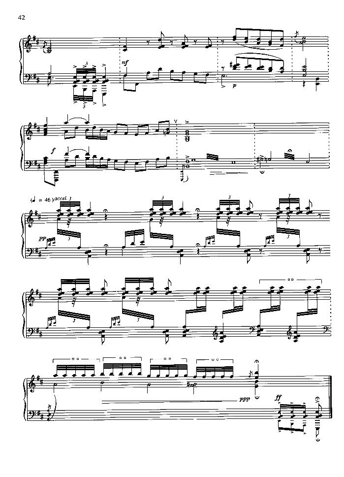 十面埋伏（古曲）钢琴曲谱（图17）